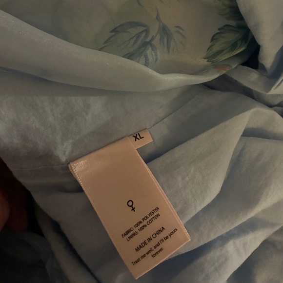 Selkie Strapless Pastel Floral Dress - Picture 13 of 13